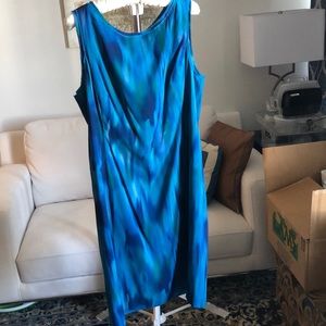 Anne Taylor Sleeveless silk dress